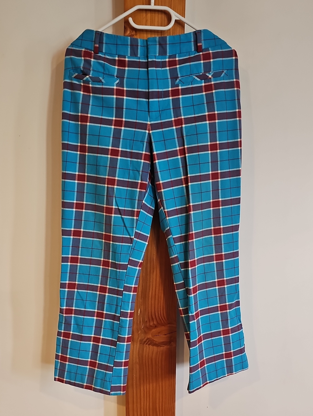 Anthropology Plaid Pants
